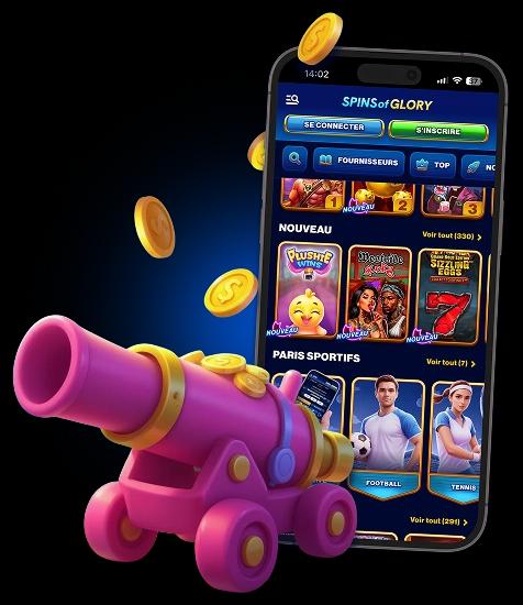 Spins of Glory France Mobile